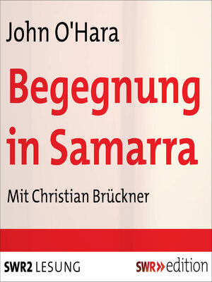 cover image of Begegnung in Samarra